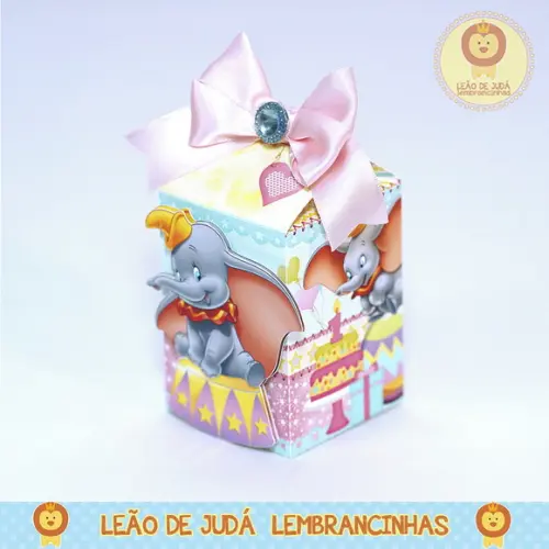 Caixinha para festa tema Dumbo
