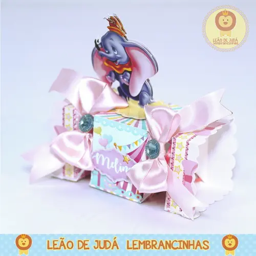 Caixinha para festa tema Dumbo