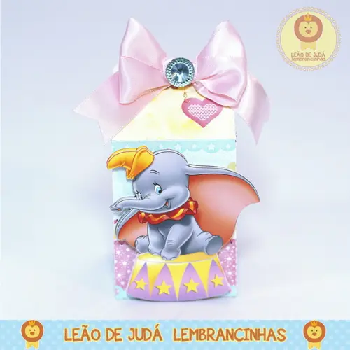 Caixinha para festa tema Dumbo