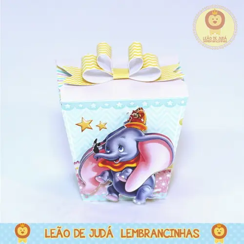 Caixinha para festa tema Dumbo