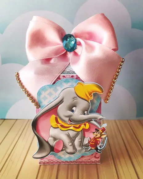 Caixinha Para Festa Tema Dumbo