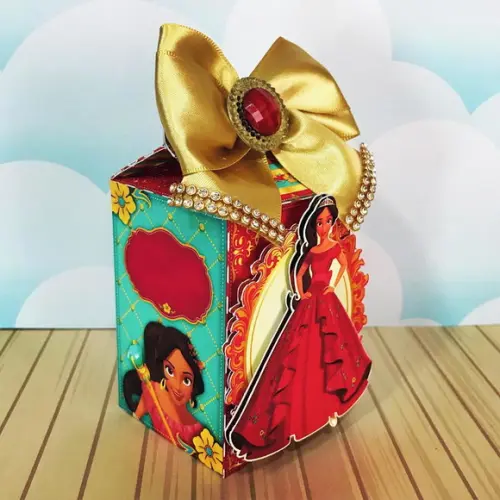 Caixinha para festa tema elena de avalor