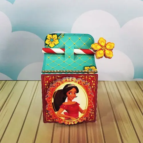 Caixinha para festa tema elena de avalor