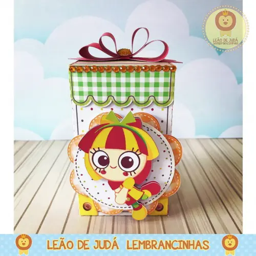 Caixinha para festa tema emilia