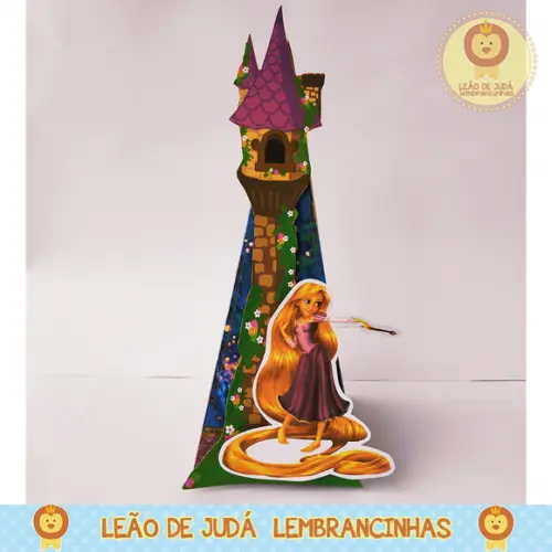 Caixinha para festa tema enrolados