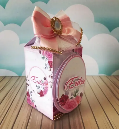 Caixinha Para Festa Tema Feminino Adulto