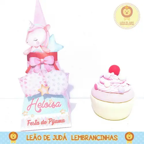 Caixinha para festa tema festa do pijama