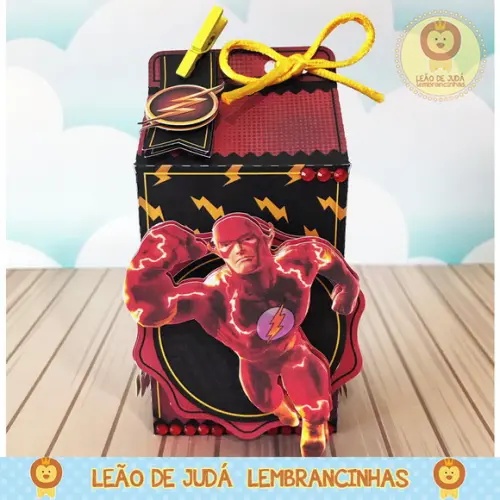 Caixinha para festa tema flash