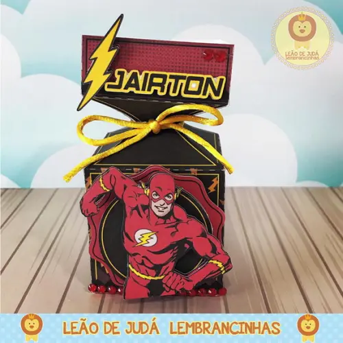 Caixinha para festa tema flash