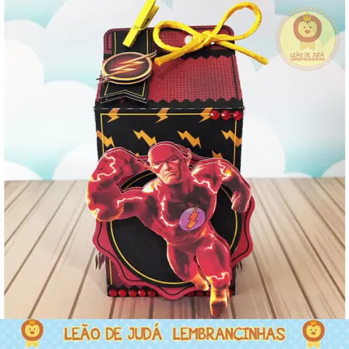 Caixinha para festa tema flash