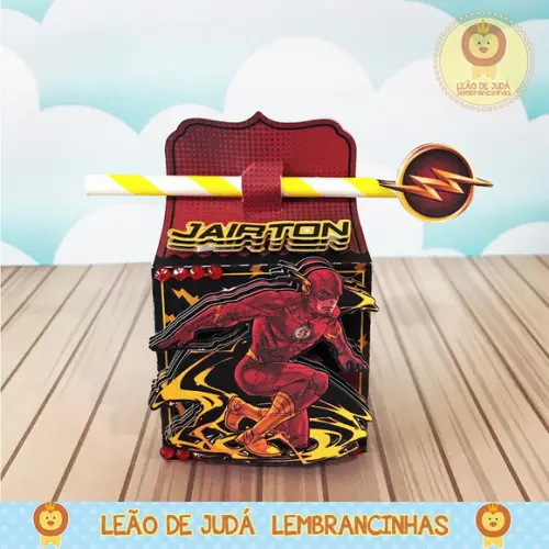 Caixinha para festa tema flash