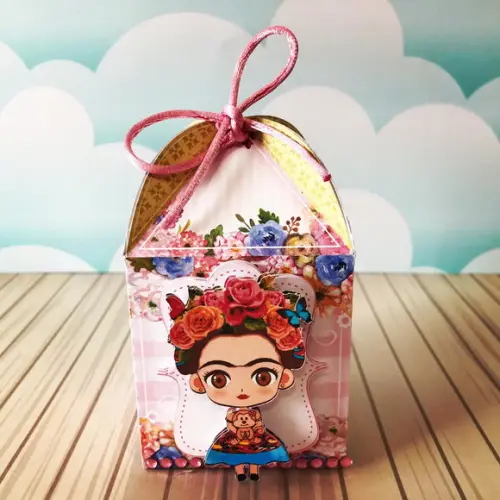 Caixinha para festa tema frida