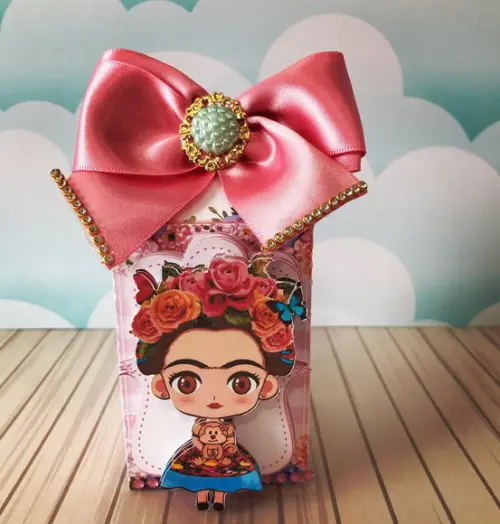 Caixinha para festa tema frida