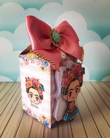 Caixinha para festa tema frida