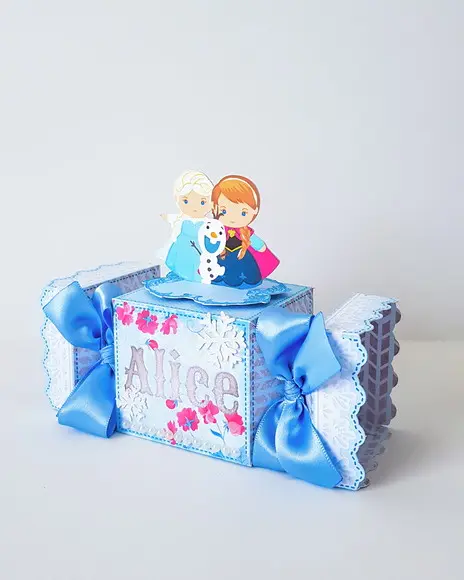 Caixinha para festa tema frozen