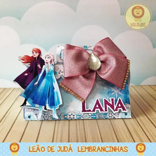 Caixinha para festa tema frozen