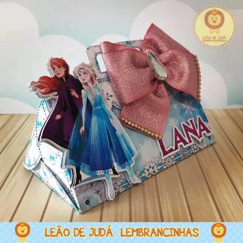 Caixinha para festa tema frozen