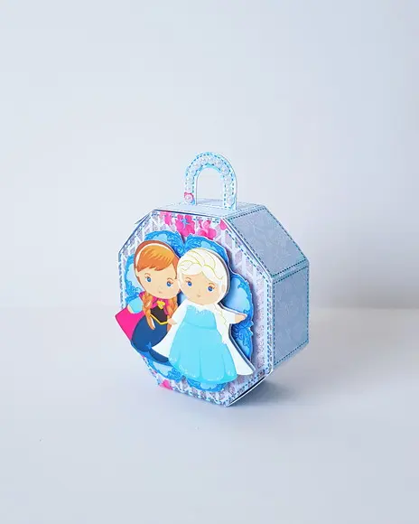Caixinha para festa tema frozen
