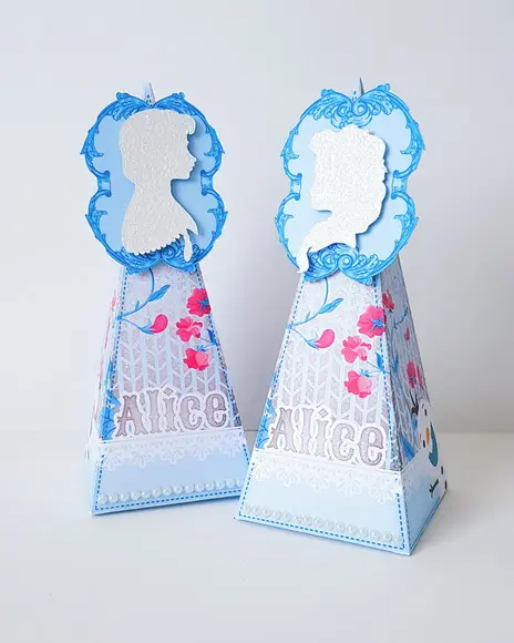 Caixinha para festa tema frozen