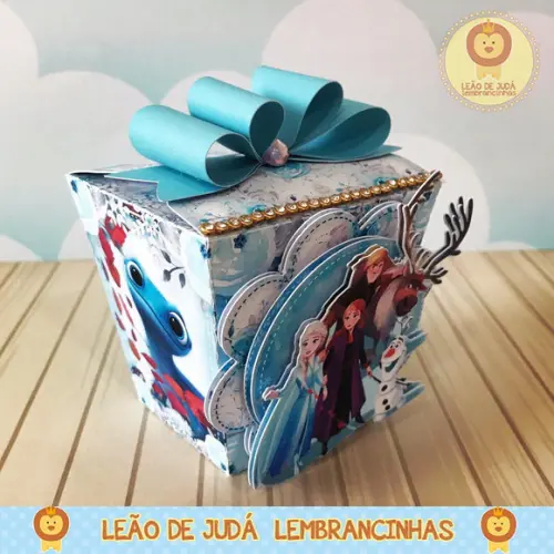 Caixinha para festa tema frozen