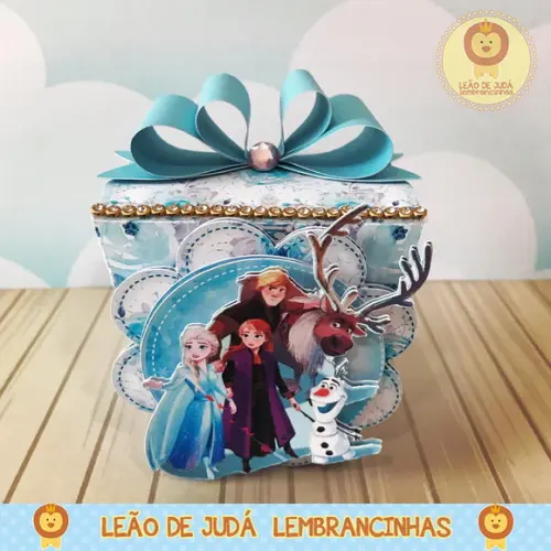 Caixinha para festa tema frozen