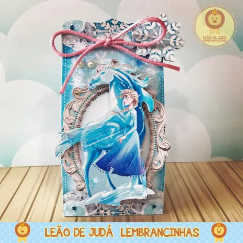 Caixinha para festa tema frozen