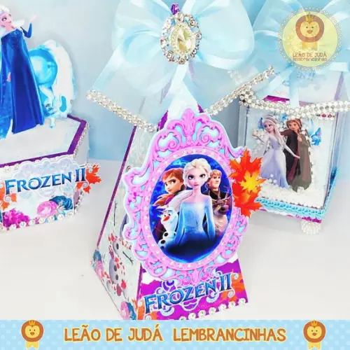 Caixinha para festa tema frozen