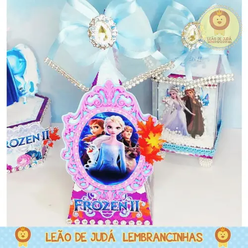 Caixinha para festa tema frozen