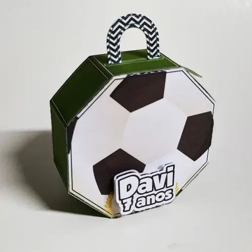 Caixinha para Festa Tema Futebol