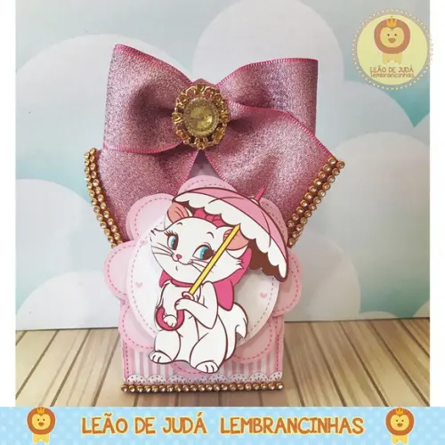 Caixinha para Festa Tema Gatinha Marie