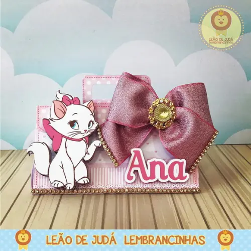 Caixinha para Festa Tema Gatinha Marie