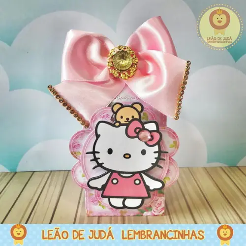 Caixinha para Festa Tema Hello Kitty