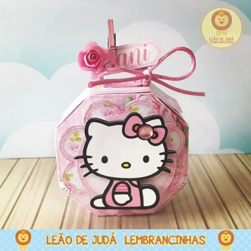 Caixinha para Festa Tema Hello Kitty