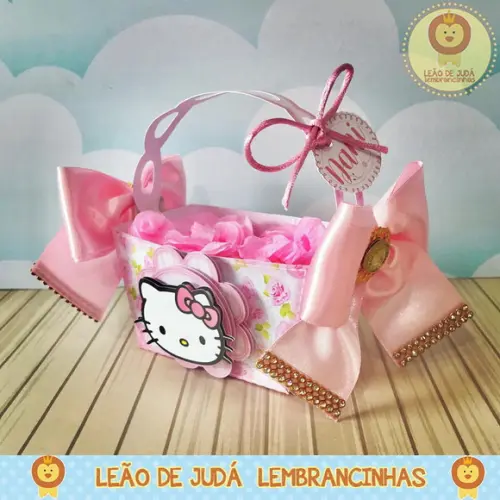 Caixinha para Festa Tema Hello Kitty