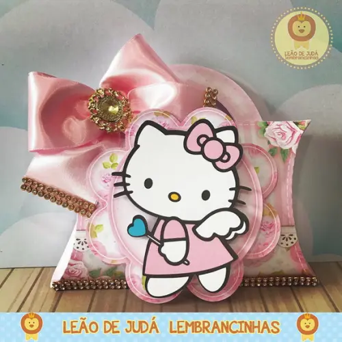 Caixinha para Festa Tema Hello Kitty