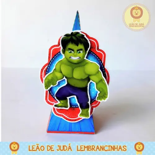 Caixinha para festa tema herois cute