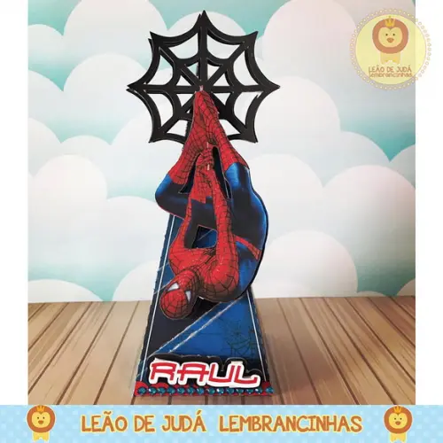 Caixinha para festa tema homem aranha
