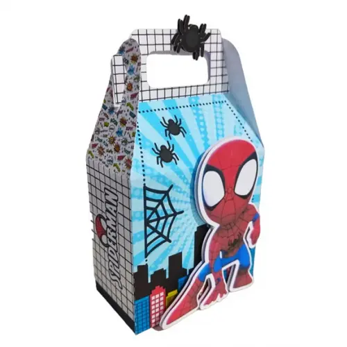 Caixinha para Festa Tema Homem Aranha