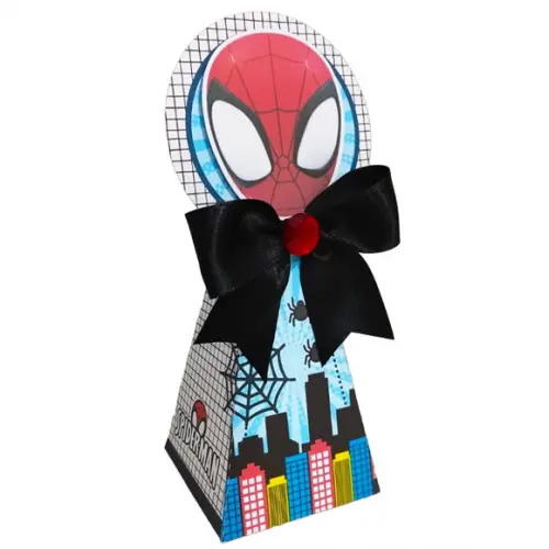 Caixinha para Festa Tema Homem Aranha