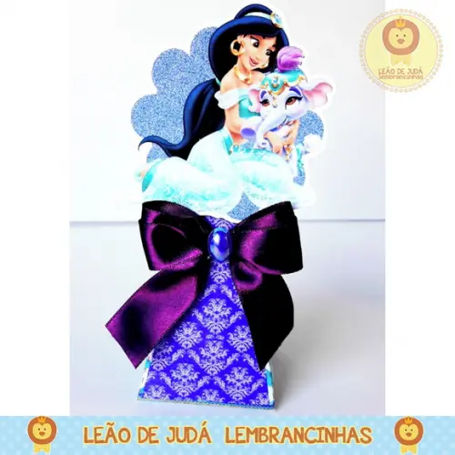 Caixinha para festa tema jasmine