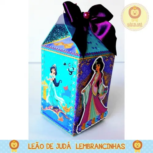 Caixinha para festa tema jasmine