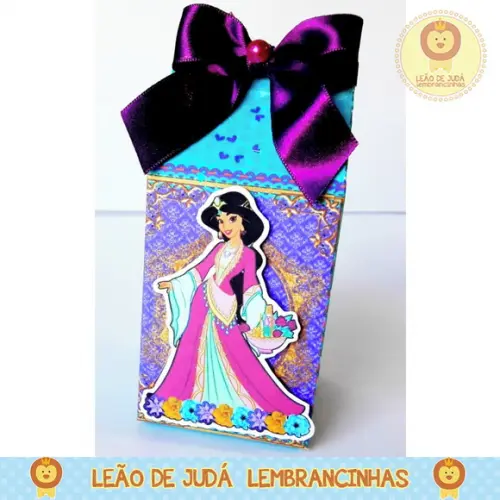 Caixinha para festa tema jasmine
