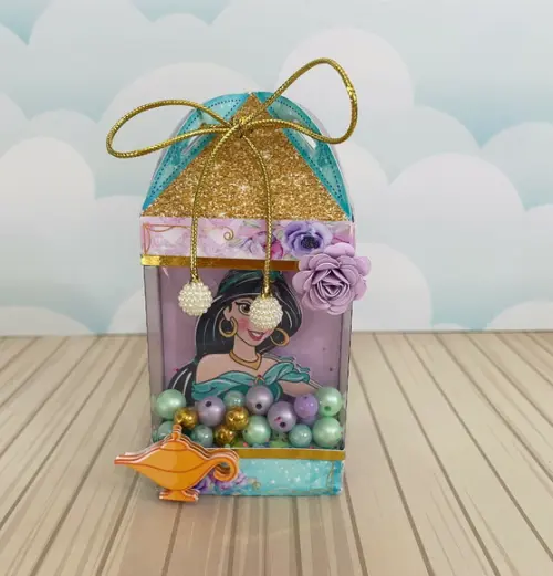 Caixinha para Festa Tema Jasmine