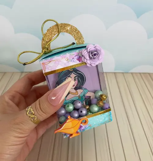 Caixinha para Festa Tema Jasmine