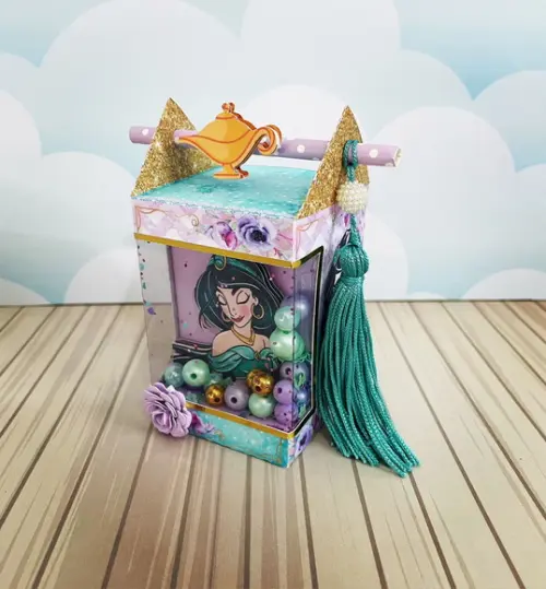 Caixinha para Festa Tema Jasmine