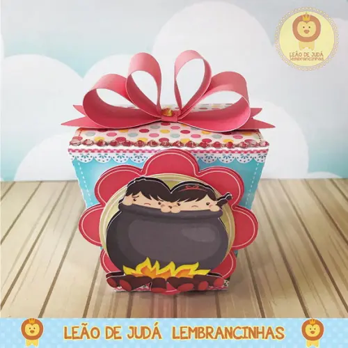 Caixinha para festa tema joão e maria