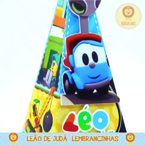 Caixinha Para Festa Tema Léo Caminhão