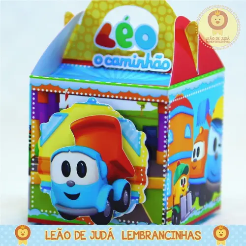 Caixinha Para Festa Tema Léo Caminhão