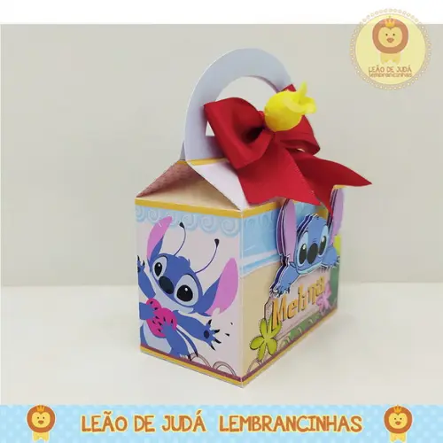 Caixinha para festa tema lilo stitch
