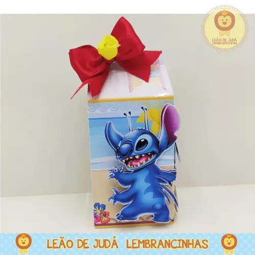 Caixinha para Festa Tema Lilo Stitch